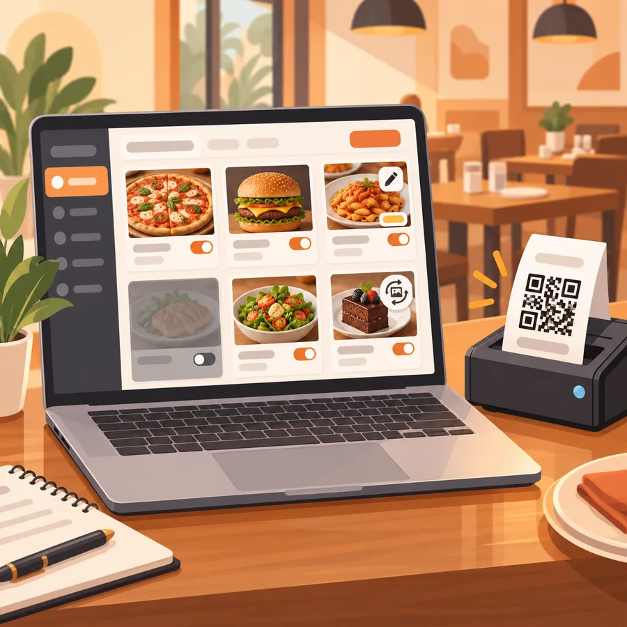 Menu and tables you control