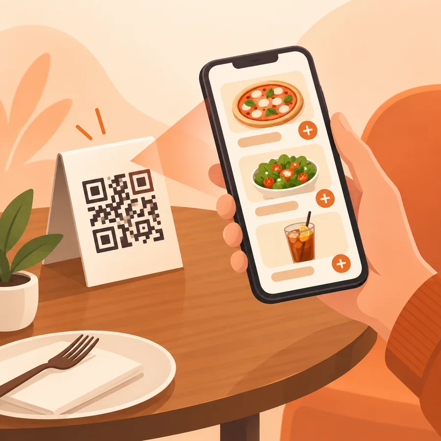 QR ordering, no app